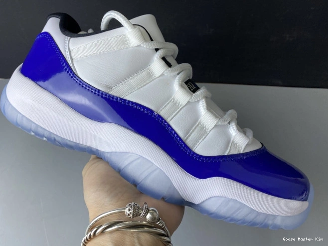Low White Air Jordan 11 Concord AH7860-100 Retro 0821
